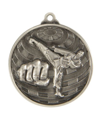 Global Karate Medal - 50mm G/S/B