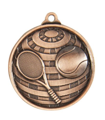 Global Tennis Medal - 50mm G/S/B