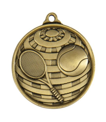 Global Tennis Medal - 50mm G/S/B