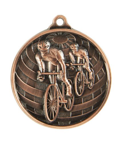 Global Cycling Medal - 50mm G/S/B
