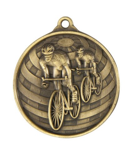 Global Cycling Medal - 50mm G/S/B