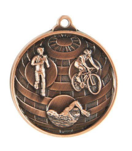 Global Triathlon Medal - 50mm G/S/B
