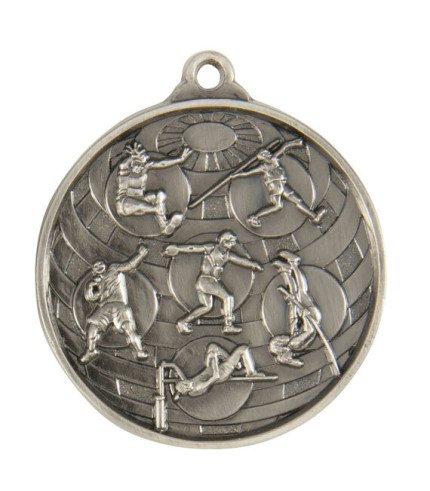 Global Track and Field Medal - 50mm G/S/B