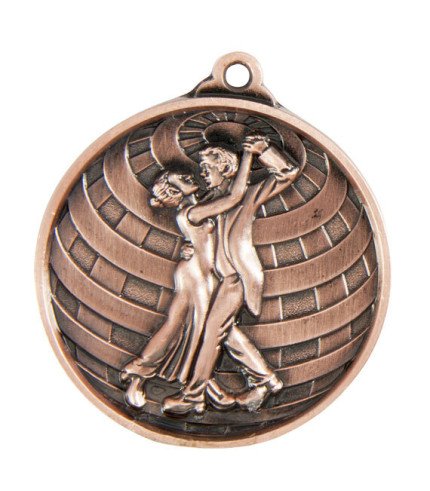 Global Dance Medal - 50mm G/S/B