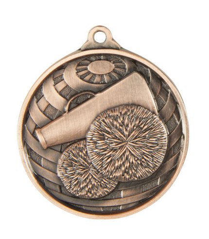 Global Cheer Medal - 50mm G/S/B