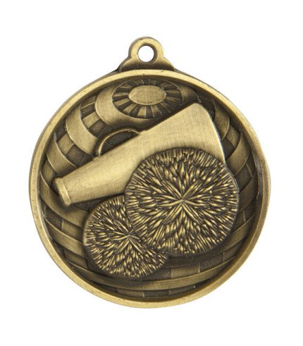 Global Cheer Medal - 50mm G/S/B