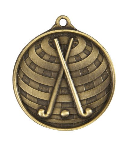 Global Hockey Medal - 50mm G/S/B