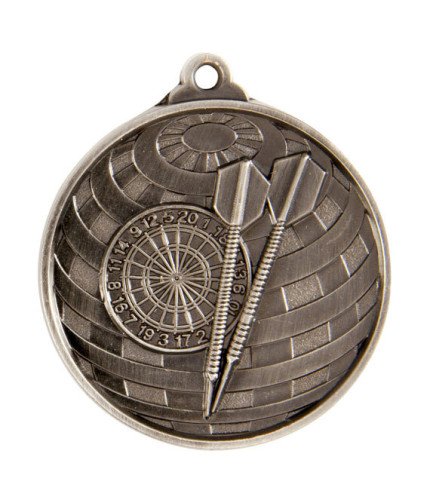 Global Dart Medal - 50mm G/S/B