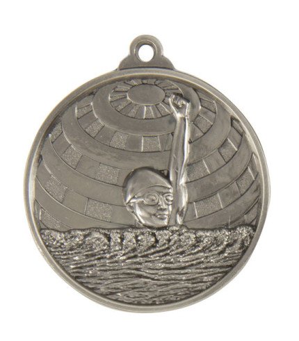 Global Swimming Medal - 50mm G/S/B