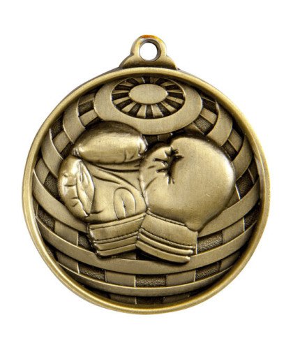 Global Boxing Medal -Medal - 50mm G/S/B