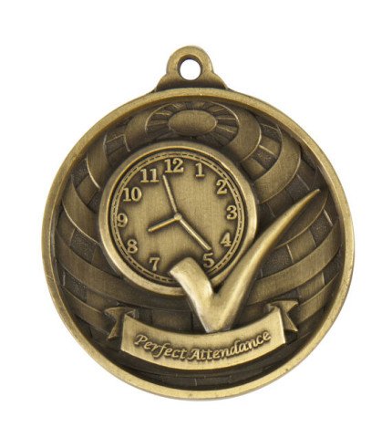 Global Perfect Attendance Medal - 50mm G