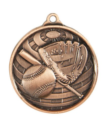 Global Baseball/Softball Medal - 50mm G/S/B