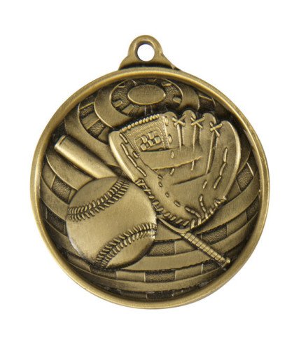 Global Baseball/Softball Medal - 50mm G/S/B