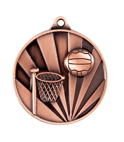 Sunrise Netball Medal - 50mm G/S/B