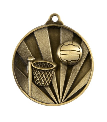 Sunrise Netball Medal - 50mm G/S/B