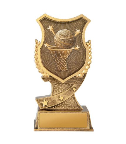 Gold Shield Trophy Basketball - 3 Sizes