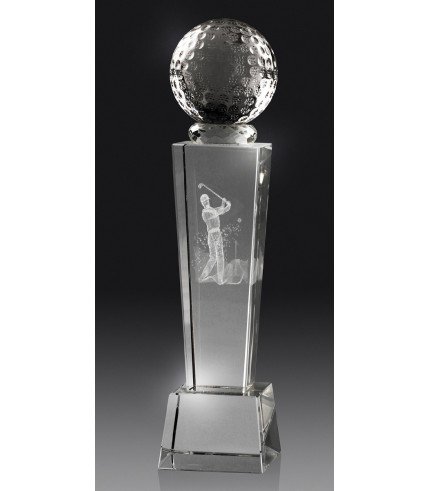Golf Crystal Hologram Tower - 2 sizes