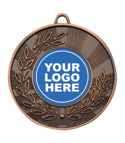 Insert Medal - Shiny Laurel - Generic 50mm G/S/B