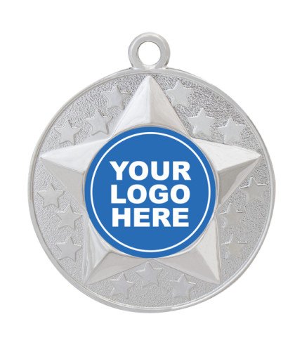 Stars Insert Medal - Generic 50mm G/S/B