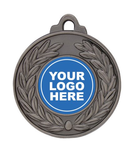 Insert Medal - Wreath Antique - Generic 50mm G/S/B