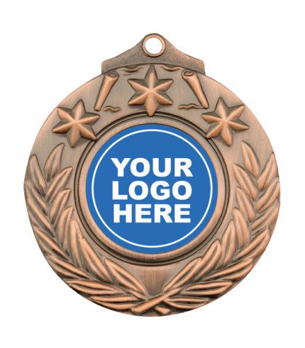Stars & Wreath Medal - Generic 50mm G/S/B