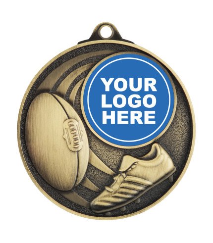 Sport Insert AFL Medal - 50mm G/S