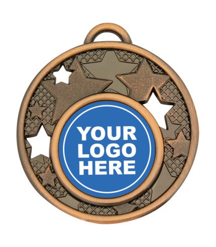 Multi Stars Insert Medal - Generic 50mm G/S/B