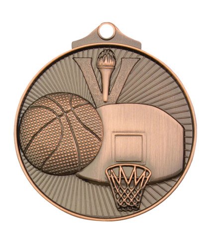 Basketball Medal - 52mm G/S/B