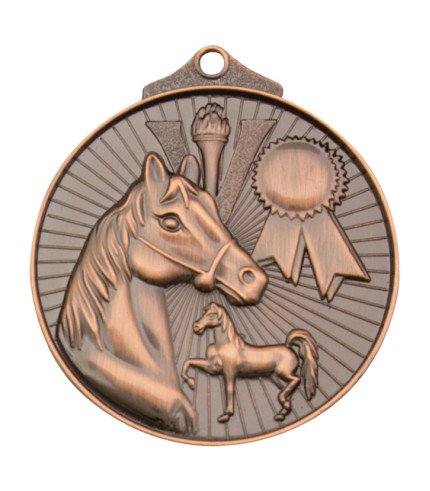 Equestrian Medal - 52mm G/S/B