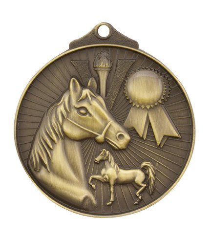 Equestrian Medal - 52mm G/S/B
