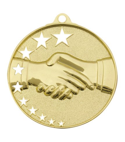 Stars Hand Shake Medal - 50mm