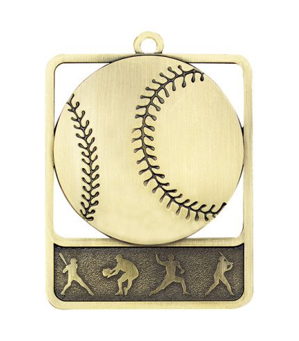 Rosetta Baseball Medal - 62mm G/S/B