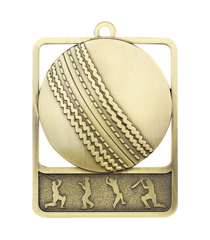 Rosetta Cricket Medal - 62mm G/S/B