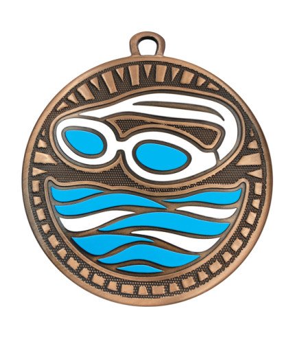 Spark Medal 55mm - Swim  G, S & B