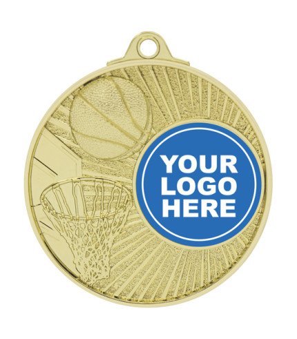 Blitz Basketball Medal - 52mm G/S