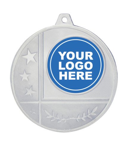 Glacier Frosted Generic Medal - 50mm G/S/B