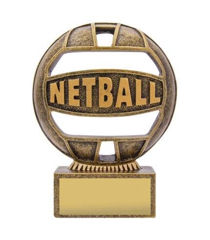 Netball Ball Trophy - 3 Sizes