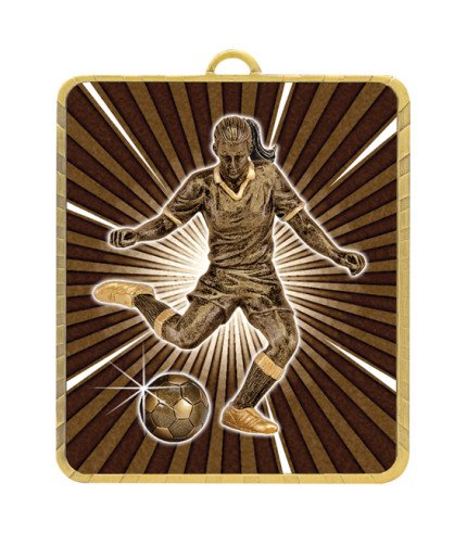 Lynx Medal Female 75mm - Football