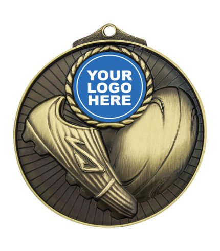 Rugby Medal Insert 52mm G&S