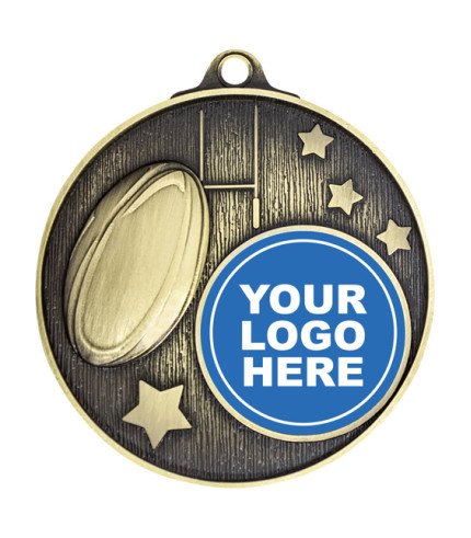 Club Medal 52mm - Rugby G&S