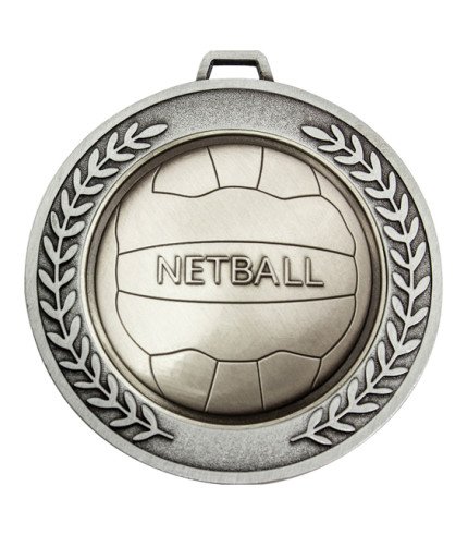 Prestige Medal Gold/Silver 70mm - Netball