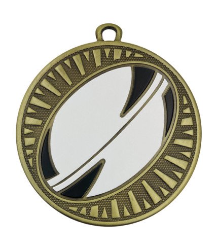 Spark Medal 55mm - Rugby Antique Gold