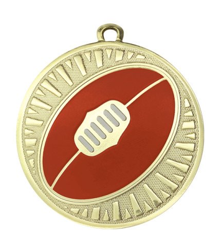 Spark Medal 55mm - AFL Shiny Gold