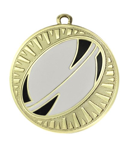 Spark Medal 55mm - Rugby Shiny Gold