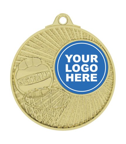 Blitz Medal 52mm - Netball G&S