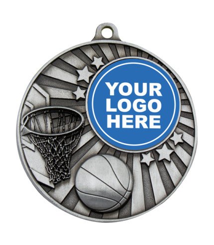 Impact Medal 50mm - Basketball G&S