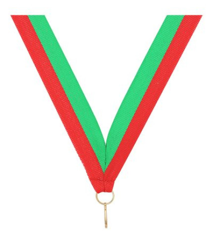 Medal Ribbon - Red/Green