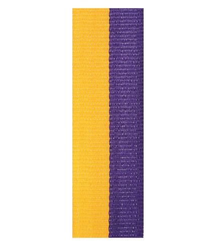 Medal Ribbon - Purple/Gold