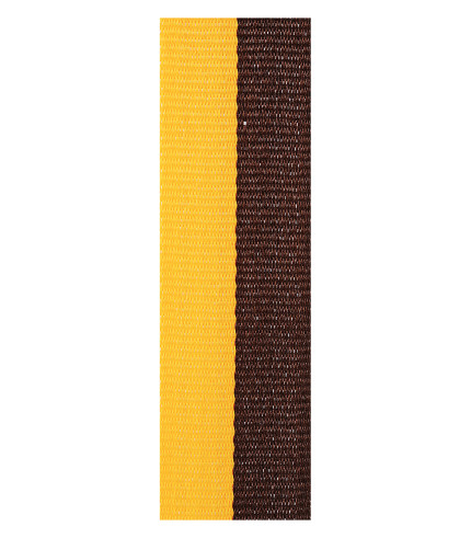 Medal Ribbon - Brown/Gold