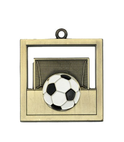 Ace Square Medal - Football 59mm G/S